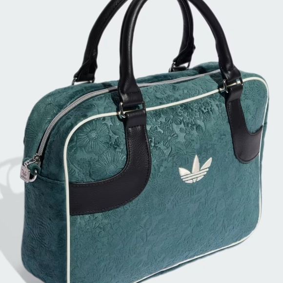 adidas Originals Liberty Airliner Teal and Black Crossbody Bag JX3195 - Picture 4 of 10
